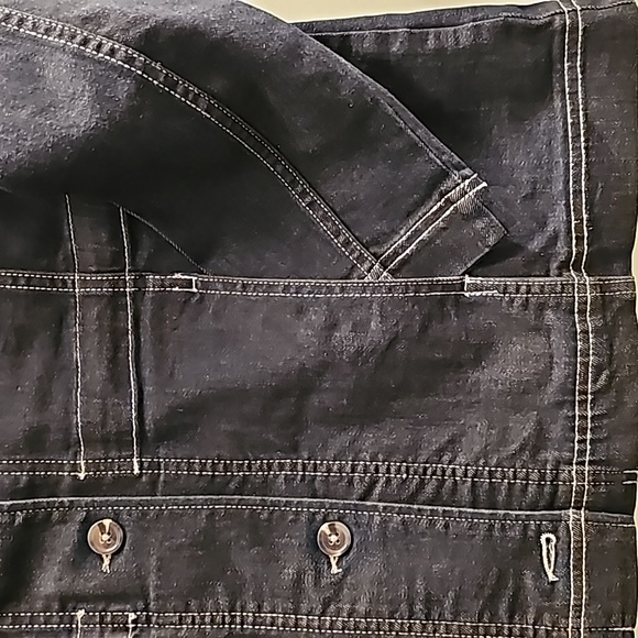 Susan Graver Petite Stretch Denim Vintage Utility Jean Jacket. BNWT. Never worn. - Picture 4 of 13